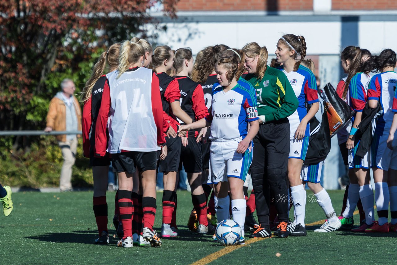 Bild 119 - B-Juniorinnen SV Henstedt Ulzburg - SG Weststeinburg : Ergebnis: 4:0